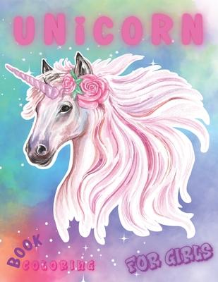 Unicorn Coloring Books for Girls: 50 Cute, Beautiful & Funny Collection of Unicorns, Mermaid & Princes For Children, Ages 4-8 and up.