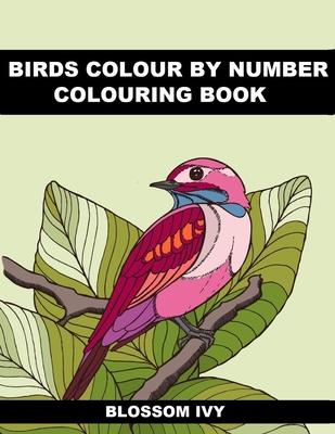 Birds Colour by Number Colouring Book: Beautiful Birds Colouring Book For Adults Seniors and Teens