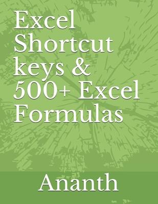 Excel shortcut keys & 500+ Excel Formulas