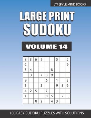 Large Print Sudoku: Easy Large Print Sudoku Volume 14