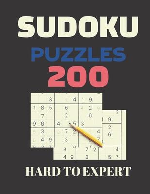 Sudoku puzzles hard to expert: Soduko large print, 200 Puzzles Book for Adults & Seniors, Even the little ones