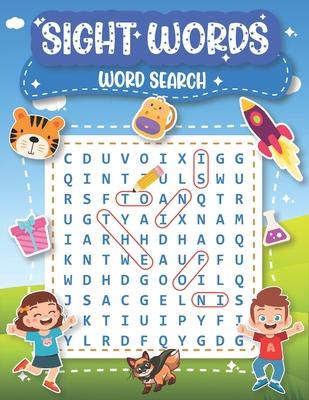 Sight Words Word Search: for Kids High Frequency - 100 Word Search Puzzles for Kids - Large Size "8.5x11"