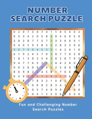 Number Search Puzzle Book: Hours of brain-boosting entertainment for adults and kids