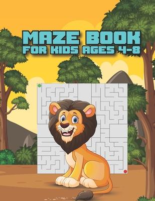 Maze Book For Kids Ages 4-8