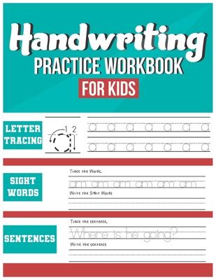 Handwriting Practice Workbook for Kids