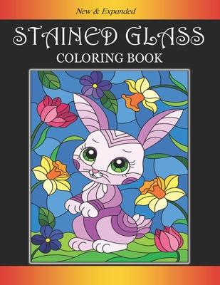 Stained Glass Coloring Book: An Adult Coloring Book with Beautiful Designs for Relaxation and Stress Relief (Stained Glass Coloring Books for Adult