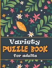 Variety Puzzle Book for adults: large print Puzzle book mixed ! featuring large print sudoku, word search, cryptograms and Word scramble Subscription