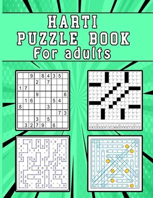 Harti Puzzle Book for Adults: large print Puzzle book mixed ! Soduko, word search, CodeWord and Slitherlink