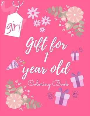 Gift for 1 year old girl: coloring book