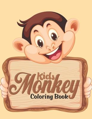 Kids Monkey Coloring Book: Funny Monkey Patterns Colouring Activity Book for Kids Ages 4-8, Preschoolers Colouring Book to Colour on Monkeys, Gor