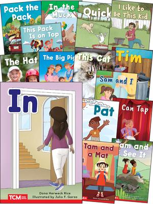 Decodable Books Grade Pk-K Set 1: 15-Book Set Subscription