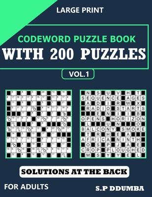 Codeword Puzzle Book with 200 Puzzles