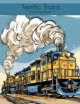 Terrific Trains Coloring Book