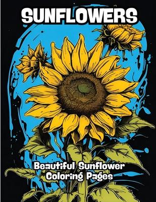 Sunflowers: Beautiful Sunflower Coloring Pages