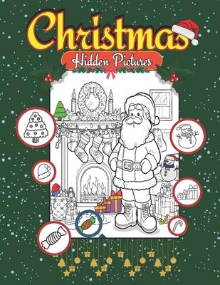 Christmas Home Decorations Hidden Pictures Book: Picture Puzzle christmas Book to Find the Hidden, seek and find the first christmas activity book For