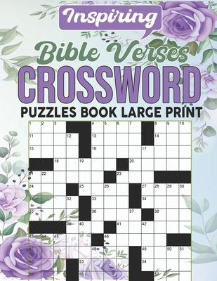 Inspiring Bible Verses Crossword Puzzles Book Large Print: A Puzzle Book Filled With Favorite Bible Verses Subscription