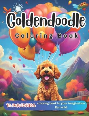 Goldendoodle coloring book: 50 fun facts about golden doodle for adult & kids