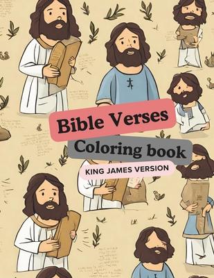 Bible Verse Coloring Book for Kids KJV: 26 Short & Inspirational King James Bible Verses and Christian Images with description for kids to Color