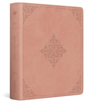 ESV Journaling Bible, Red Letter (Trutone, Blush Rose, Fleur-De-Lis Design) Subscription