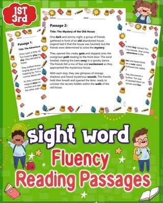 sight word fluency reading passages for Grades 1st to 3rd: Elevate early reading skills with our engaging sight word fluency passages designed for Gra