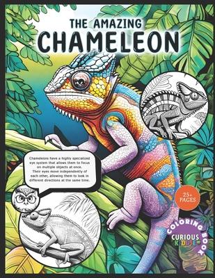 The Amazing Chameleon, Kids K-12 Wildlife Chameleon Coloring Book: Educational Coloring Book