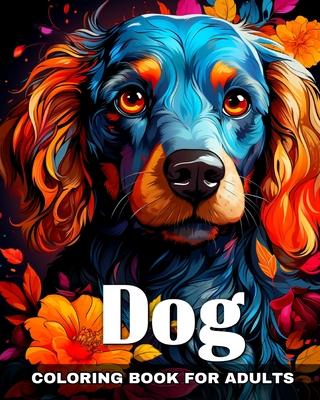 Dog Coloring Book for Adults: Dog Coloring Pages with Realistic Canine Designs to Color