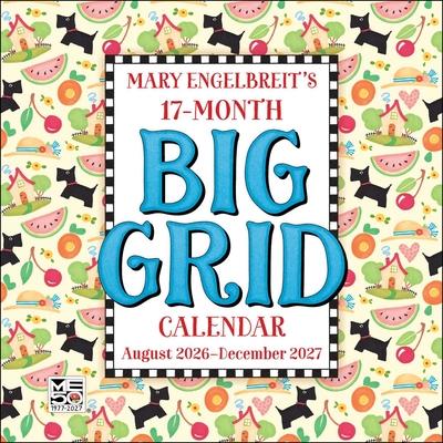 Mary Engelbreit's 2026-2027 17-Month Big Grid Wall Planner Calendar Subscription