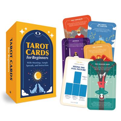 Tarot Cards for Beginners: Larger Size--With Meanings, Sample Spreads, and Instructions