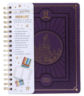 Harry Potter: Hogwarts Teacher's 12-Month Undated Planner: (Harry Potter School Planner School, Harry Potter Gift, Harry Potter Stationery, Undated Pl