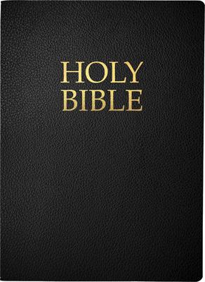 Kjver Holy Bible, Large Print, Black Bonded Leather, Thumb Index: (King James Version Easy Read, Red Letter)