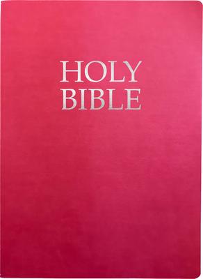 Kjver Holy Bible, Large Print, Berry Ultrasoft: (King James Version Easy Read, Red Letter, Pink)