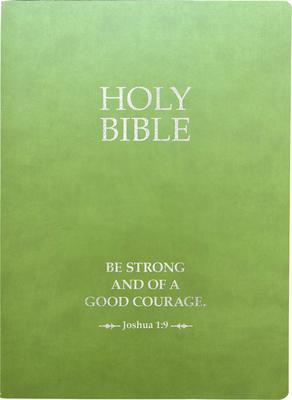 Kjver Holy Bible, Be Strong and Courageous Life Verse Edition, Large Print, Olive Ultrasoft: (King James Version Easy Read, Red Letter, Green, Joshua