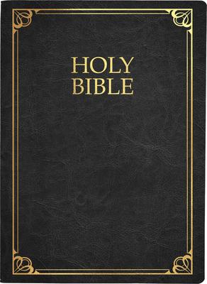 KJV Family Legacy Holy Bible, Large Print, Black Genuine Leather, Thumb Index Subscription