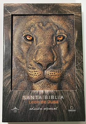 Biblia Rvr 1960 Letra Grande Len de Jud Edicin Especial Bronce / Spanish Bible Rvr 1960 Large Print Imitation Leather Lion of Judah Special Edition Subscription