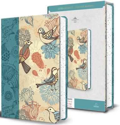 Biblia Rvr 1960 Letra Gigante, Smil Azul Con Pjaros(edicin Cantos Pintados) / Spanish Bible Rvr 1960 Giant Print Handy Size Leathersoft Light Blue Subscription