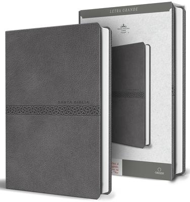 Biblia Rvr 1960 Letra Grande, Tamao Manual, Smil Piel Gris, Edicin Econmica / Rvr 1960 Bible, Large Print Handy Size, Gray Imitation Leather, Econ Subscription