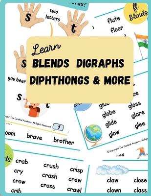 Learn Blends Digraphs Diphthongs & More: Consonants and Vowel Digraphs Learning Letter Sounds English Phonics For Kids Phonics Sounds Phonic Reader bo