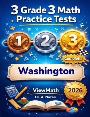 3 Washington SBA Grade 3 Math Practice Tests: Full-Length Test Prep with Detailed Answer Explanations Subscription