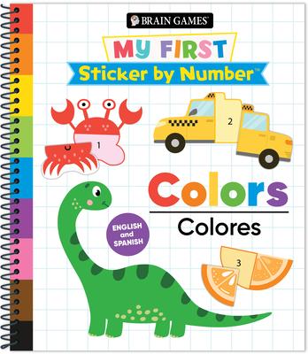 Brain Games - My First Sticker by Number: Colors - English and Spanish Subscription