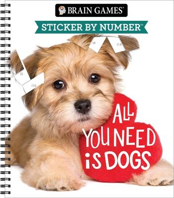 Brain Games - Sticker by Number: All You Need Is Dogs Subscription
