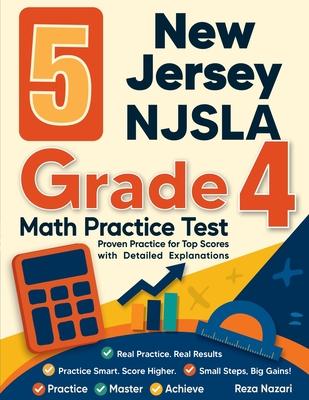 5 New Jersey NJSLA Grade 4 Math Practice Tests: Proven Practice for Top Scores with Detailed Explanations Subscription