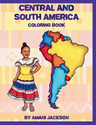 Central and South America Coloring Book