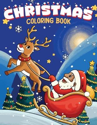 Christmas Coloring Book: Children's Coloring book featuring African-American Santa and children