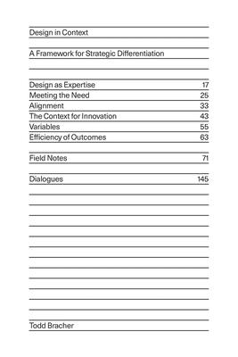 Design in Context: A Framework for Strategic Differentiation