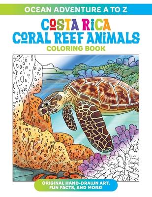 Ocean Adventure A to Z: Costa Rica Coral Reef Animals Coloring Book Subscription