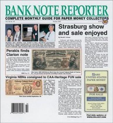 Bank Note Reporter