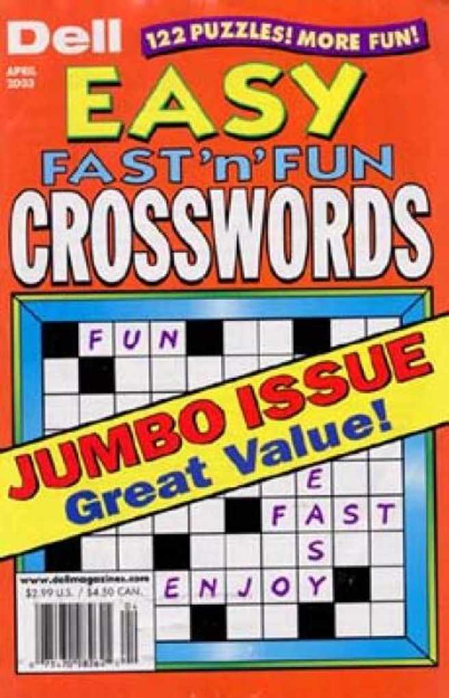 Dell Best Easy Fast 'n Fun Crosswords Magazine Subscription Discount -  