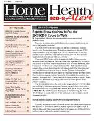 Home Health ICD-9 Alert Magazine Subscription