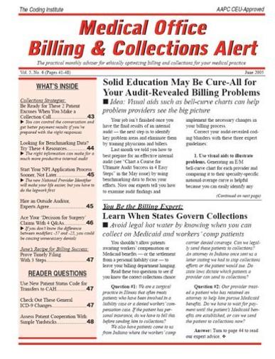 Medical Office Billing & Collections Alert