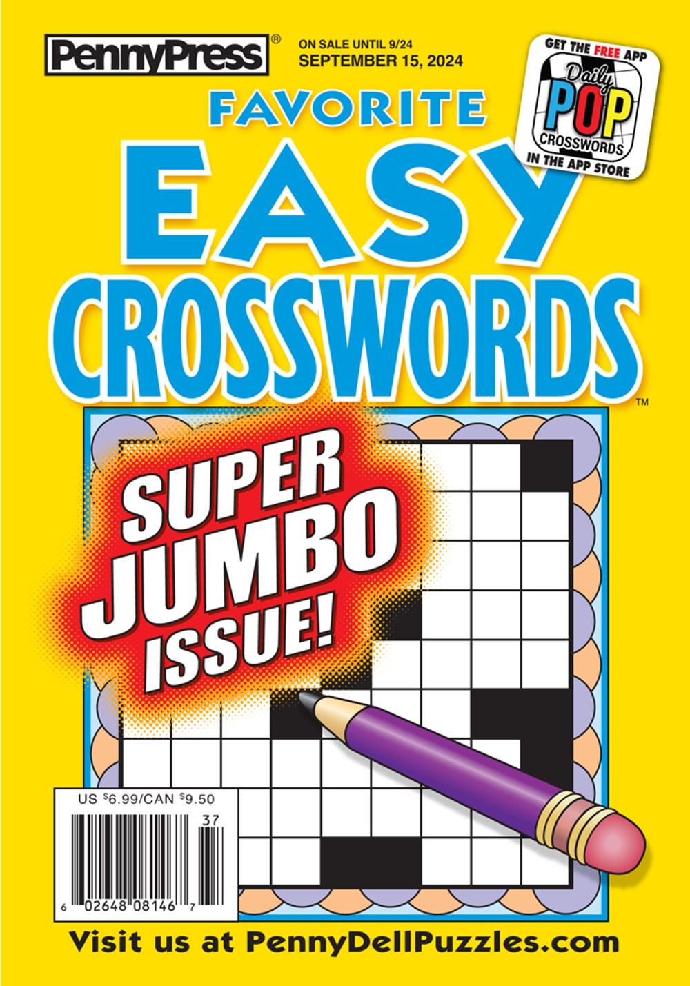 Favorite Easy Crosswords Magazine Subscription